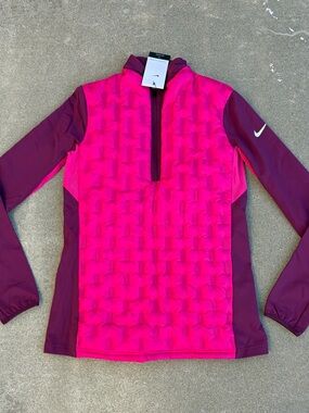 NWT Nike Golf Aeroloft Therma-Fit ADV 1/4 Zip Golf Jacket DX6082-615 Size S-TALL